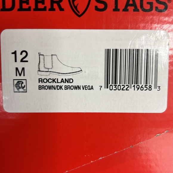 Deer Stags Men\'s Rockland Boot Brown Size 12 M main image 6
